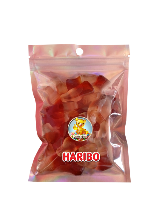 Bouteilles Happy cola lisses HARIBO